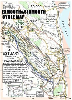 Exmouth & Sidmouth Cycle Map