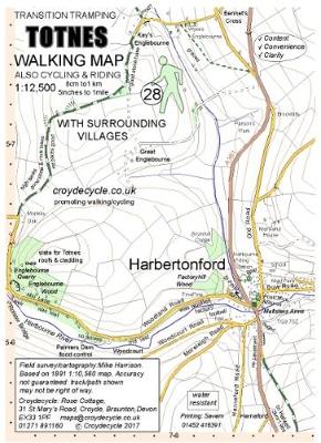 Totnes Walking Map