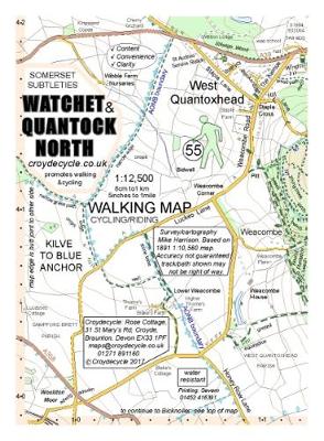 Watchet & Quantock North Walking Map