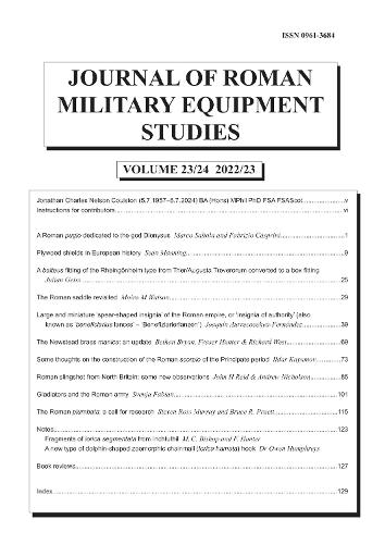 Journal of Roman Military Equipment Studies