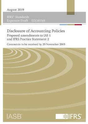 Exposure Draft Disclosure of Accounting Policies