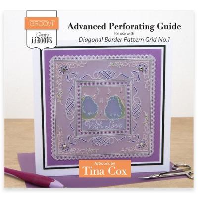 Advanced Perforating Guide for use with Diagonal Border Pattern Grid No.1
