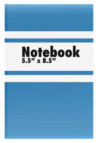 Notebook 5.5 x 8.5 inch Dark Blue (13.97 x 21.59 cm)