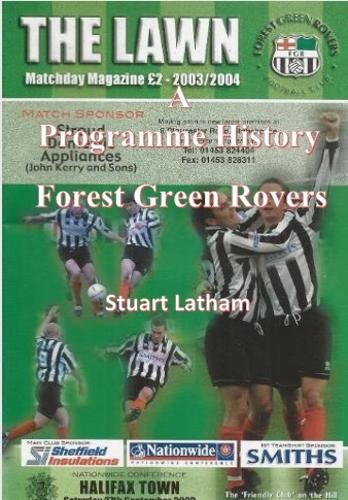 Forest Green Rovers a Programme History