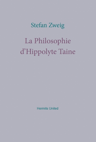La Philosophie d'Hippolyte Taine