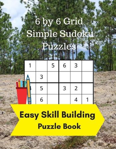6 by 6 Grid Simple Sudoku Puzzles