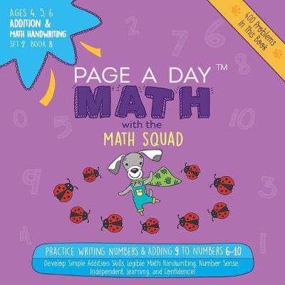 Page a Day Math Addition & Math Handwriting Book 8 Set 2