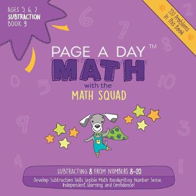 Page A Day Math Subtraction Book 9