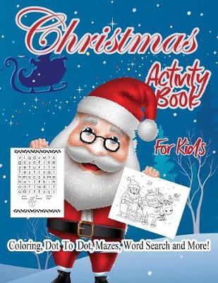 Christmas Activity Book for Kids Ages 4-8