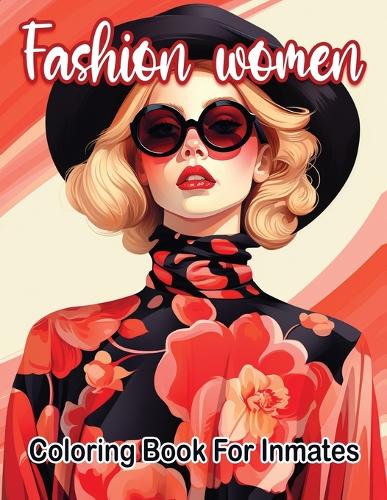 Fashion woman coloring book for inmates