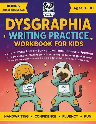 Dysgraphia Writing Practice Workbook for Kids Ages 8-10