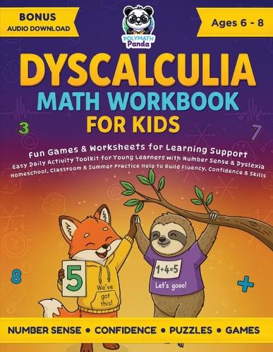 Dyscalculia Math Workbook for Kids Ages 6-8