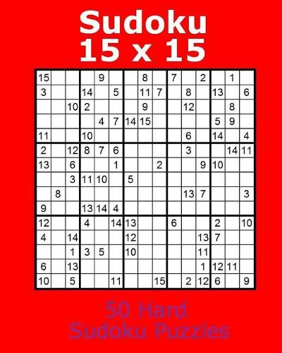 Sudoku 15 x 15 50 Hard Sudoku Puzzles