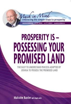 Prosperity is - Possessing Your Promised Land