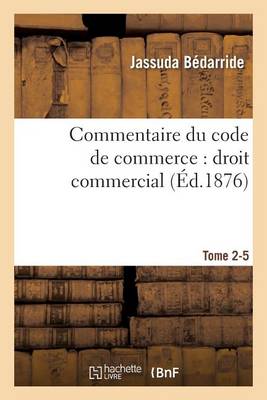 Commentaire Du Code de Commerce