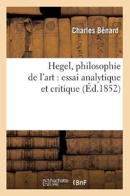 Hegel, Philosophie de l'Art