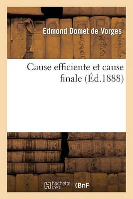 Cause Efficiente Et Cause Finale