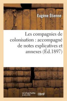 Les Compagnies de Colonisation