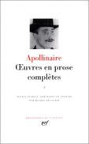 Oeuvres en prose 1