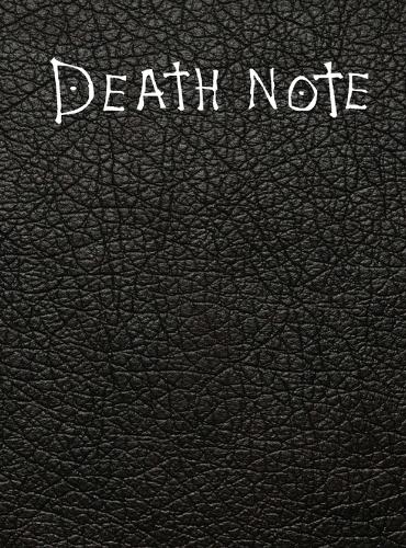 Death Note Hardcover Notebook with rules.