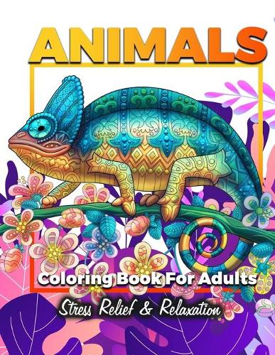 Animals Adult Coloring Book
