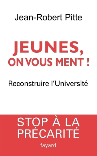 Jeunes, on vous ment!