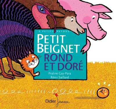 Petit beignet rond et dore