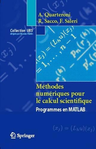 Ma(c)Thodes Numa(c)Riques Pour Le Calcul Scientifique