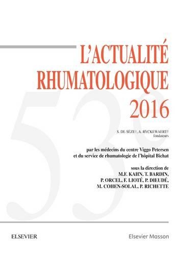L'actualité rhumatologique 2016