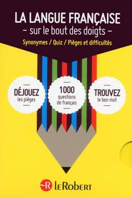 Coffret Mini Langue Francaise Quiz, Pieges et Synonymes