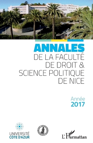 Annales de la faculté de droit et science politique de Nice