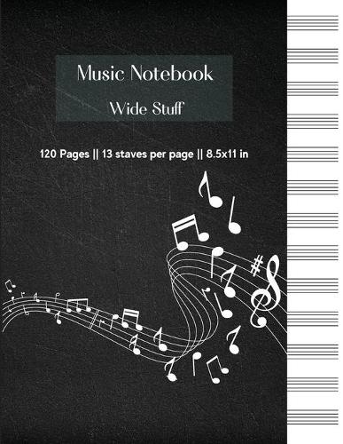 Music Notebook - Wide Staff