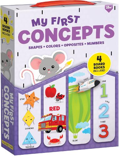 My First Learning Library: Colors, Shapes, Numbers & Opposites