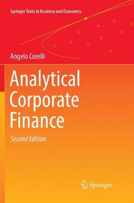 Analytical Corporate Finance