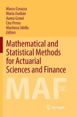 Mathematical and Statistical Methods for Actuarial Sciences and Finance