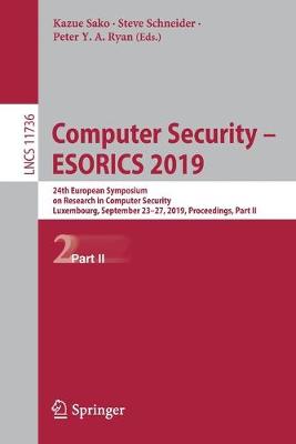 Computer Security – ESORICS 2019