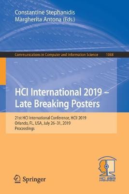 HCI International 2019 – Late Breaking Posters