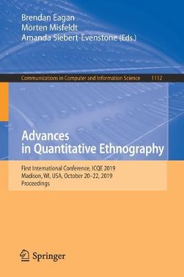 Advances in Quantitative Ethnography
