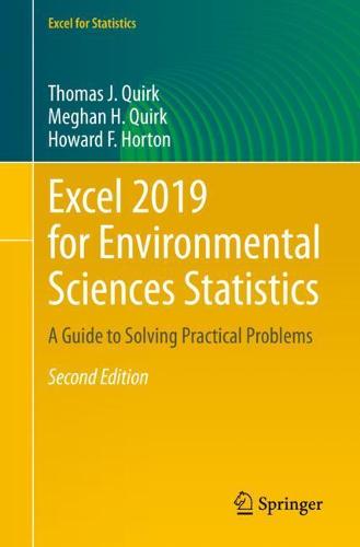 Excel 2019 for Environmental Sciences Statistics