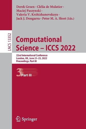 Computational Science – ICCS 2022