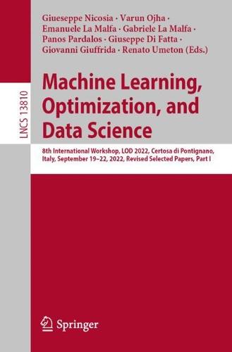 Machine Learning, Optimization, and Data Science