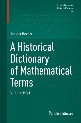 A Historical Dictionary of Mathematical Terms