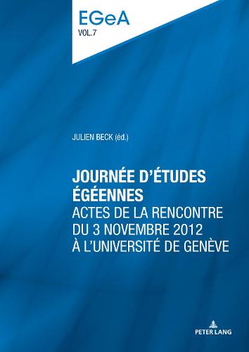 Journée d’études égéennes