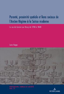 Parenté, proximité spatiale et liens sociaux de l'Ancien Régime à la Suisse Moderne