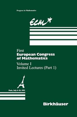 First European Congress of Mathematics Paris, July 6–10, 1992