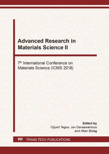 Advanced Research in Materials Science II