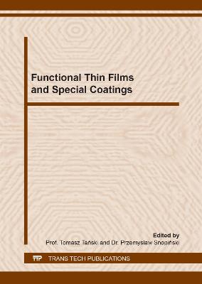 Functional Thin Films and Special Coatings