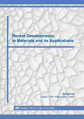 Recent Developments in Materials and its Applications