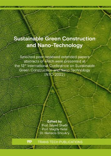 Sustainable Green Construction and Nano-Technology