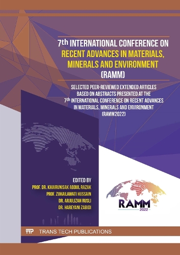 7th International Conference on Recent Advances in Materials, Minerals and Environment (RAMM)